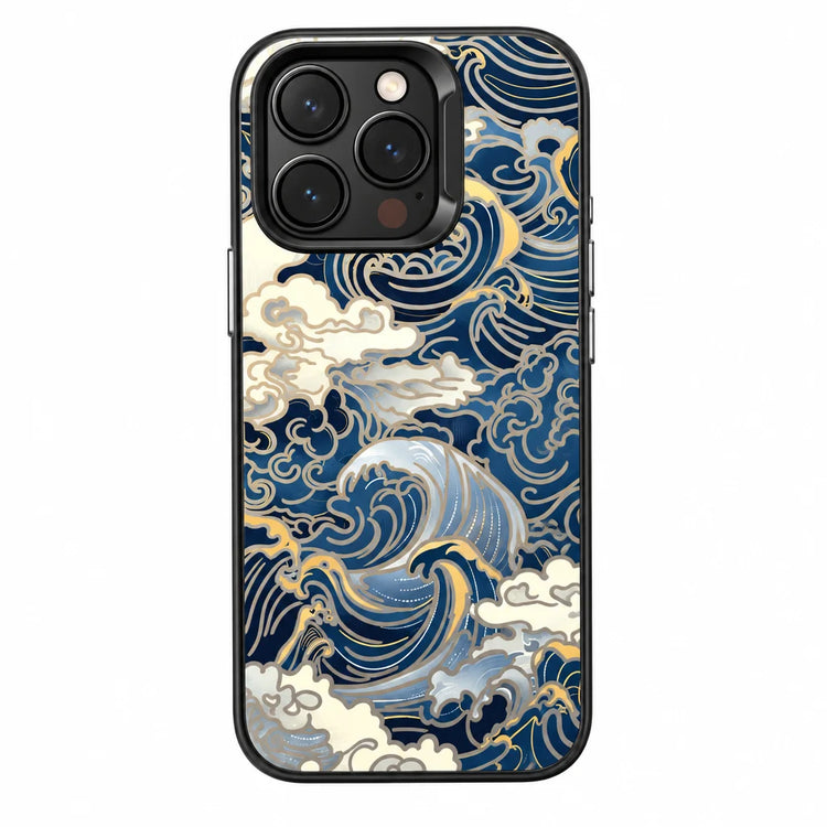 Wave pattern phone case